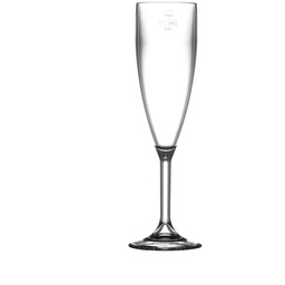Kieliszek do szampana z poliwęglanu 200 ml transparentny