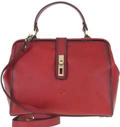 Kuferek szlachetna skóra licowa torebka