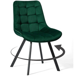 Krzesło obrotowe DC-6030S welur zielone