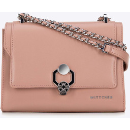 Damska listonoszka ze skóry naturalnej z klapą