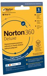 Norton Subskrypcja 360 Deluxe 50GB 5 Urządzeń/1 Rok