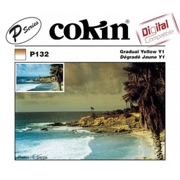 Cokin P132 Filtr połówkowy żółty Y1 z twardym