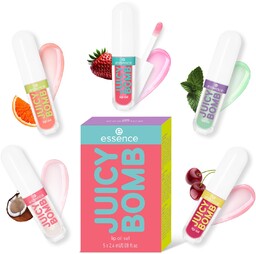 Essence Cosmetics Juicy Bomb Zestaw Błyszczyków, Glossy Days