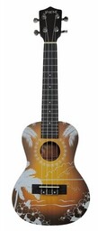 JEREMI Ukulele C3-BC Koncert Wielokolorowy