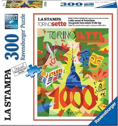 Ravensburger 13964 - Puzzle Drukowanie Turyn Siedem 1000,