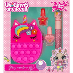 CHLAPU CHLAP Unicorns Zestaw dziecięcy z torebką, lakierami