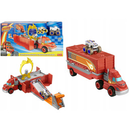 Blaze Kaskaderska Ciężarówka Zestaw Rampa Warsztat 2w1 GYD04