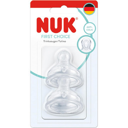 NUK First Choice smoczek antykolkowy silikonowy 0+ miesięcy