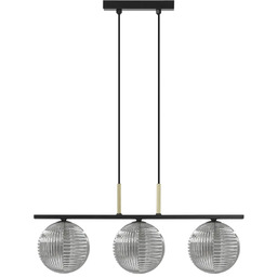 Lumes Trzyramienna lampa sufitowa szklana H9-Z28