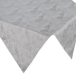 EUROFIRANY Obrus Isla 85 x 85 cm Srebrno-biały