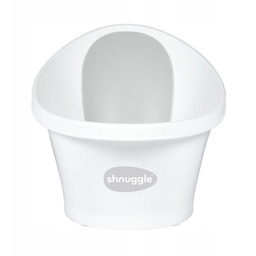 Shnuggle Wanienka z odpływem i piankowym oparciem Grey