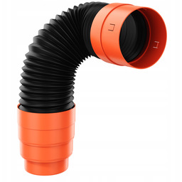 Rura przyłączeniowa do kominka wentylacyjnego fi200 60cm Redukcja