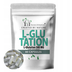 L-GLUTATION 500mg wątroba detox NATURALNA OCHRONA ZREDUKOWANY 60kaps