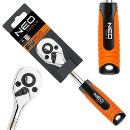 Neo-tools Grzechotka prosta Neo Tools 3/8", 210 mm,