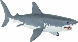 Safari S200729 Życie morskie biały rekin miniaturowy plastik