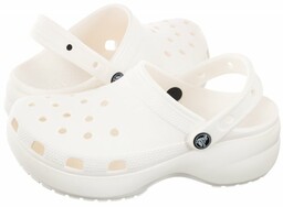 Klapki Crocs Classic Platform Clog W White 206750-100