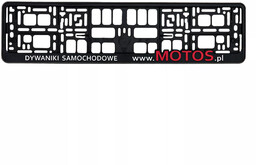 Ramka do tablic rejestracyjnych 4D - MOTOS