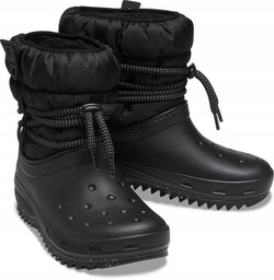 Damskie Buty Zimowe Ocieplane Śniegowce Crocs Classic Neo