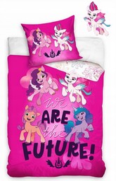 pościel 140x200 bawełniana my little pony kucyki różowa