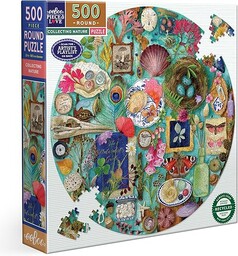 eeBoo Collecting Nature Adult Puzzle okrągłe 500 sztuk