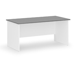 Biurko PRIMO WHITE, 160x80 cm, biały/grafit