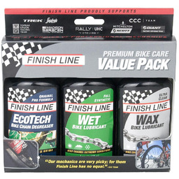Finish Line Zestaw Premium Bike 3x120ml (odtłuszczacz, olej