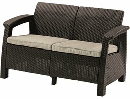 KETER Sofa ogrodowa Corfu II Love Brown 258946