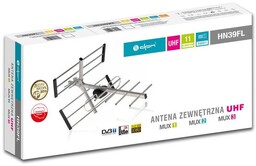 Antena TV 11/21-69 Yagi z symetryzatorem i filtrem