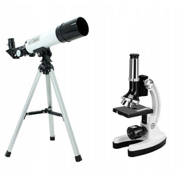 Zestaw edukacyjny teleskop i mikroskop w walizce Adventure