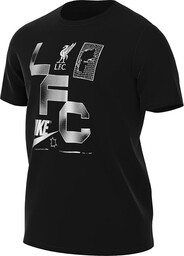 Nike Top Liverpool Fc Futura Tee, Black, FV9418-010,