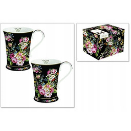 Kubki do kawy herbaty zestaw 2 szt. porcelana