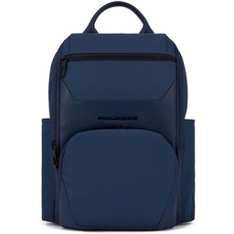 PIQUADRO, Plecak komputerowy i iPad z tkaniny recycled