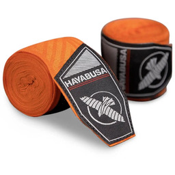 Hayabusa Bandaże Bokserskie Owijki Perfect Stretch Orange Maze