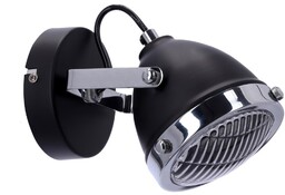 Lampa kinkiet CRAZY 1xGU10 czarna Candellux 91-13293