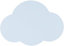 Kinkiet Cloud 2xG9 błękitna chmurka do pokoju dziecięcego