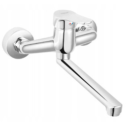 Bateria kuchenna ścienna Ferro Isso chrom BIS5