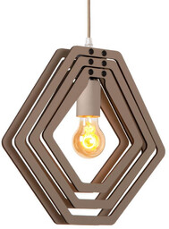 Lucide Kuchenna lampa wisząca Mauro 77489/01/41 MDF szara