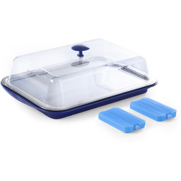 Chłodzona taca do potraw z pokrywą 43x29cm Hendi