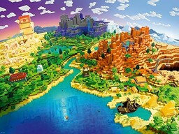 Ravensburger 12000433 - Świat Minecrafta - puzzle 1500