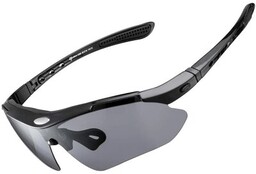 ROCKBROS Okulary rowerowe 10003 Czarny RABAT NA AKCESORIA!