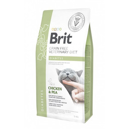 Brit gf veterinary diets cat diabetes 2kg