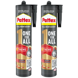 Klej montażowy PATTEX One For All, 2 szt.