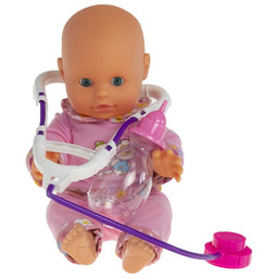 Lalka Bambolina siusiająca 26cm Doktor