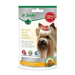 DR SEIDEL Smakołyki dla psa piękną sierść 90g