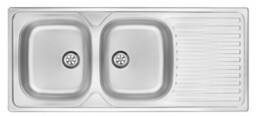 DEANTE Zlewozmywak Twist ZEU 3210 Stal dekor