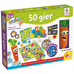 Gra edukacyjna Carotina 50 gier, Lisciani