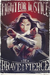 empireposter 763792, Wonder Woman Brave and Fierce plakat