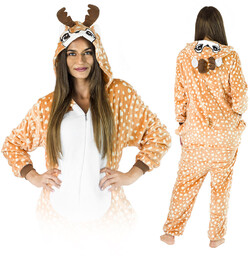 Jelonek Kigurumi Onesie Piżama Kostium Przebranie S