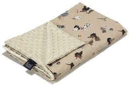 La Millou Lekki koc bawełniany minky L 110x140