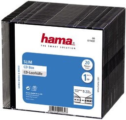 Pudełko okładka na płyty CD Hama 20szt.